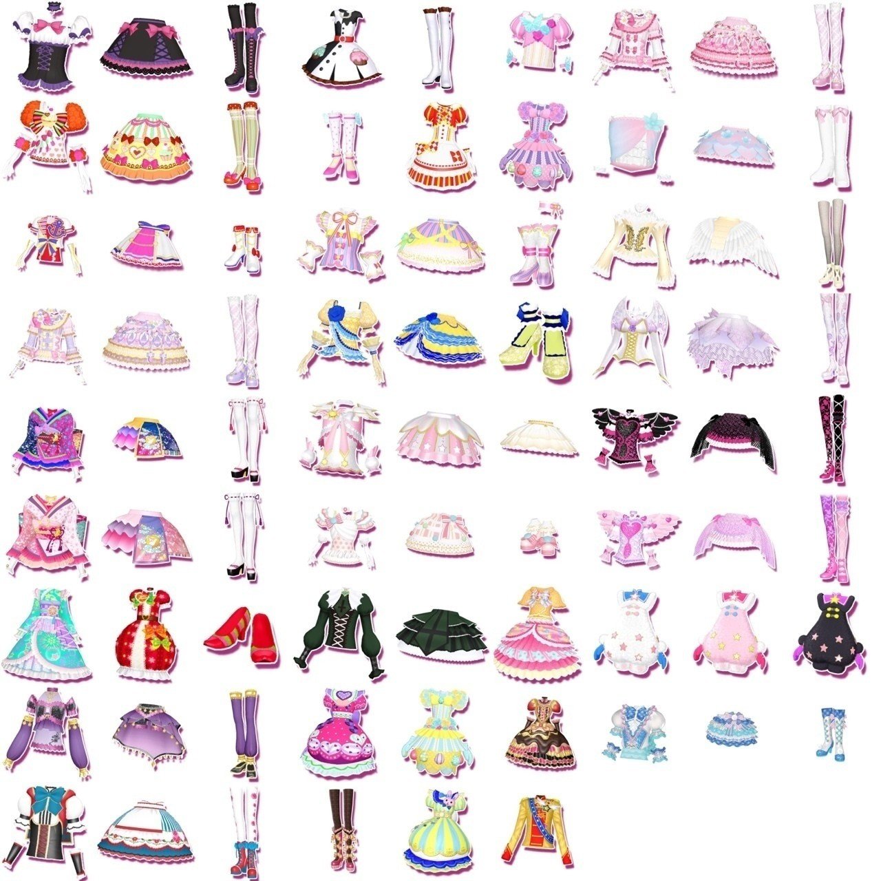 プリパラ 所持コーデ一覧 9 24更新 みの 水くまʕ ʔ Note