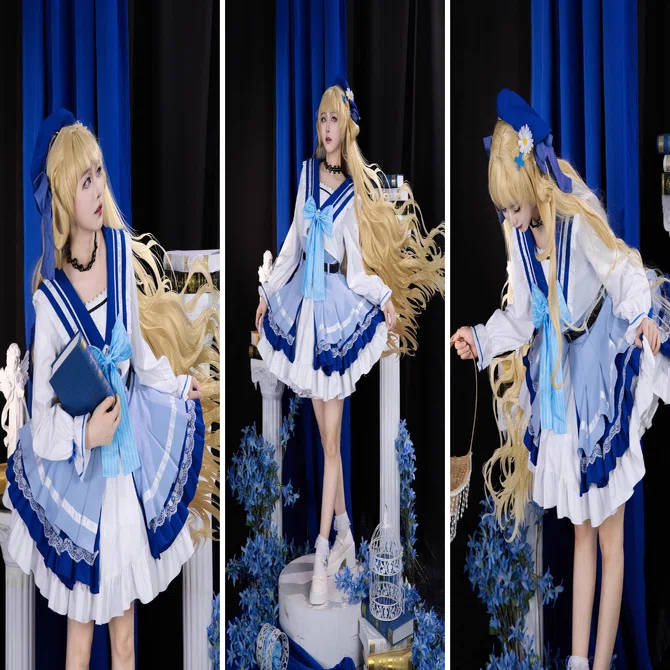 Monenjoy 鳴潮 ローソンコラボ フィービー コスプレ衣装 ワンピース
