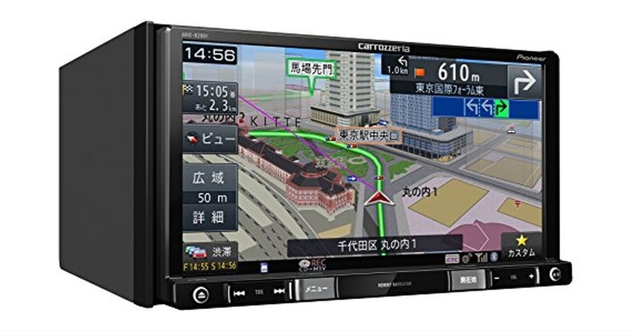 Pioneer カーナビ AVIC-RZ901 7インチ 2D 楽ナビレビュー 無料