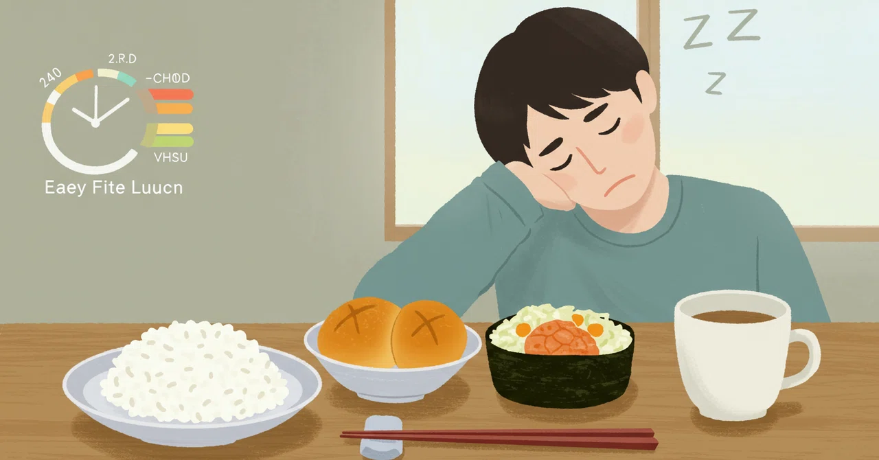 食後の眠気とだるさは糖質疲労かも?改善する7つの習慣|カズP|40代からの最高の生き方