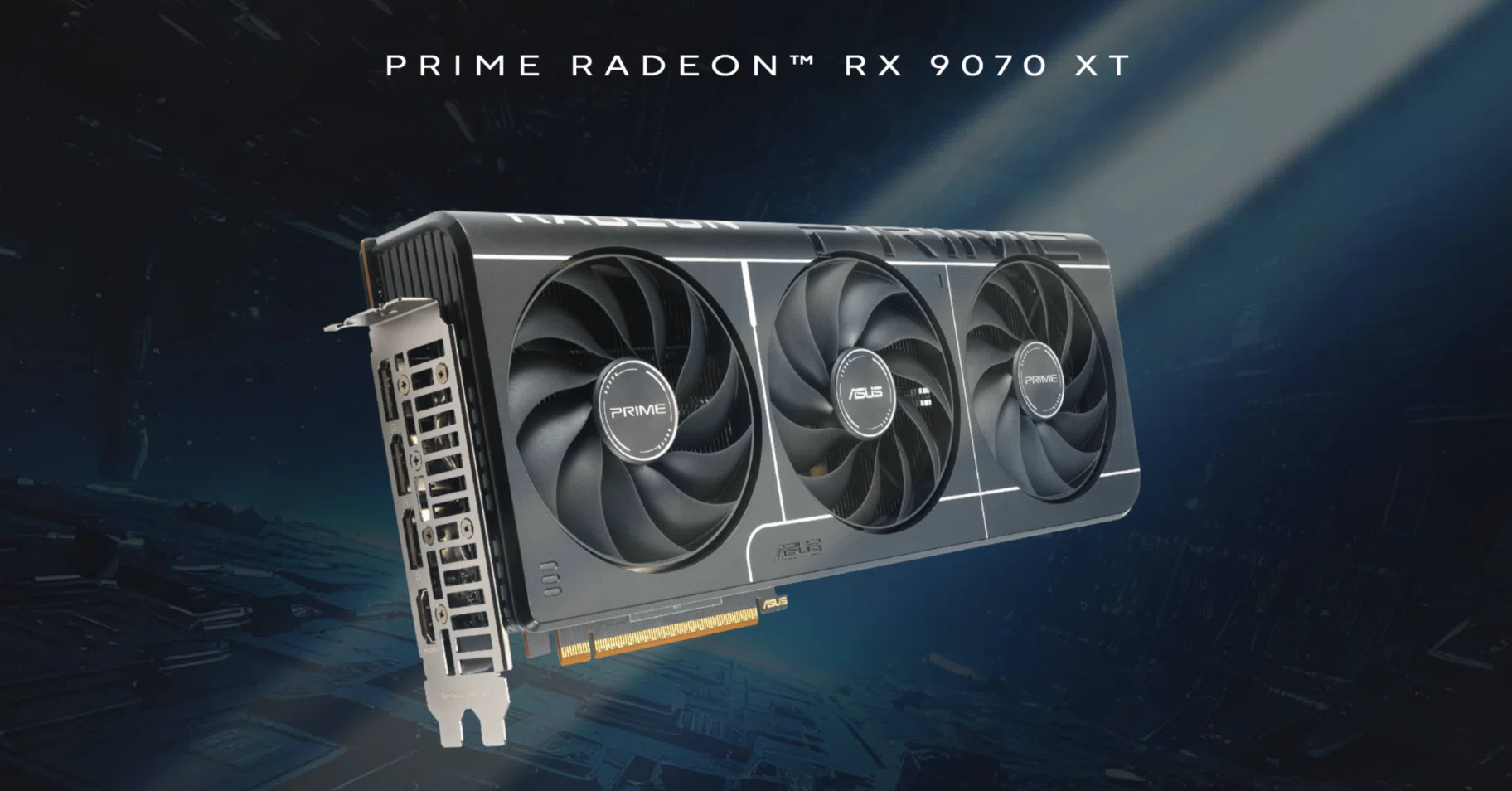 ASUS製品では価格安めのモデル「Prime Radeon RX 9070 XT & 9070」の