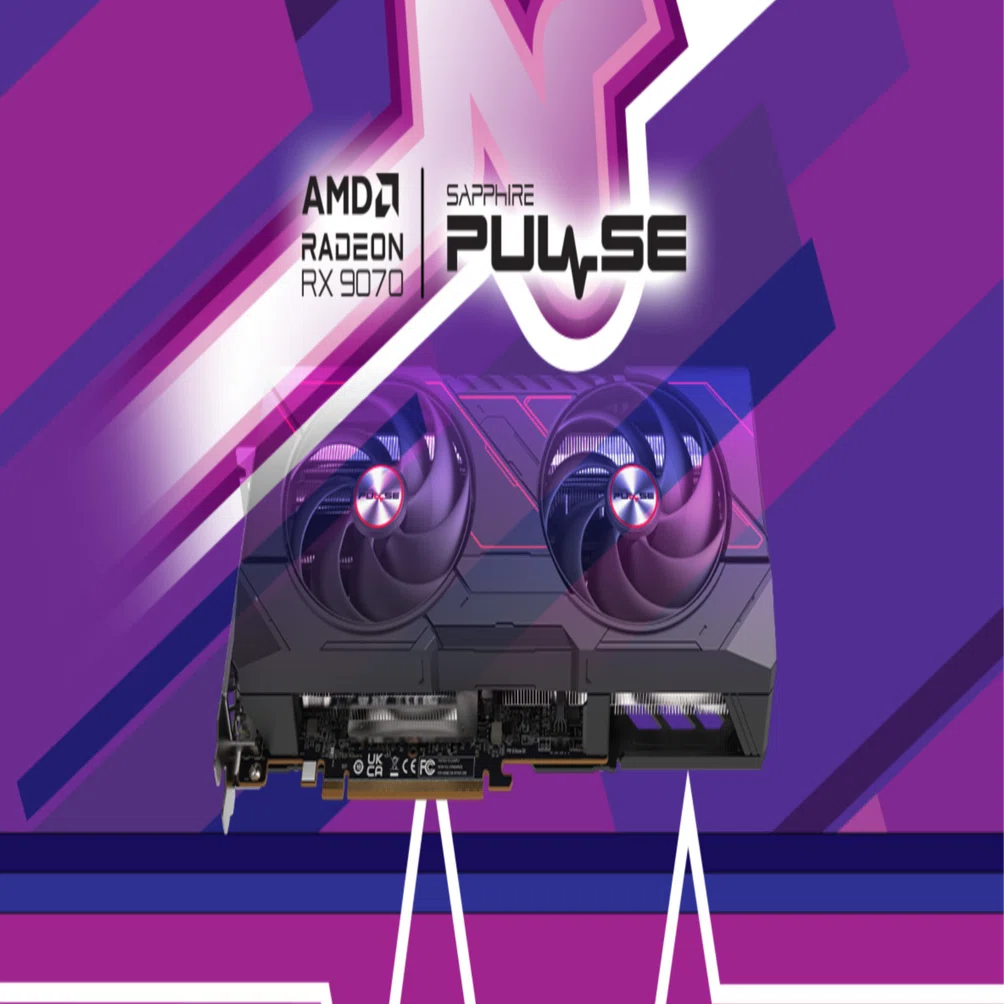 唯一の2連ファンの小型モデル「SAPPHIRE PULSE Radeon RX 9070」の仕様