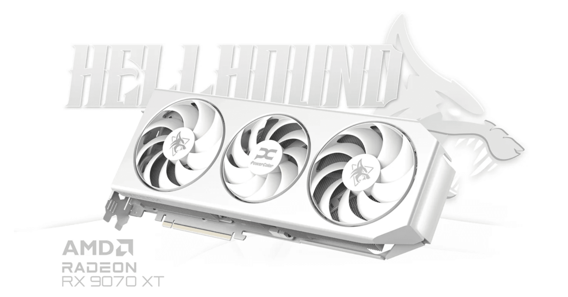 グラフィックボード・グラボ・ビデオカード Hellhound Spectal White Radeon RX9070XT Amazon.com: PowerColor Hellhound Spectral White AMD Radeon