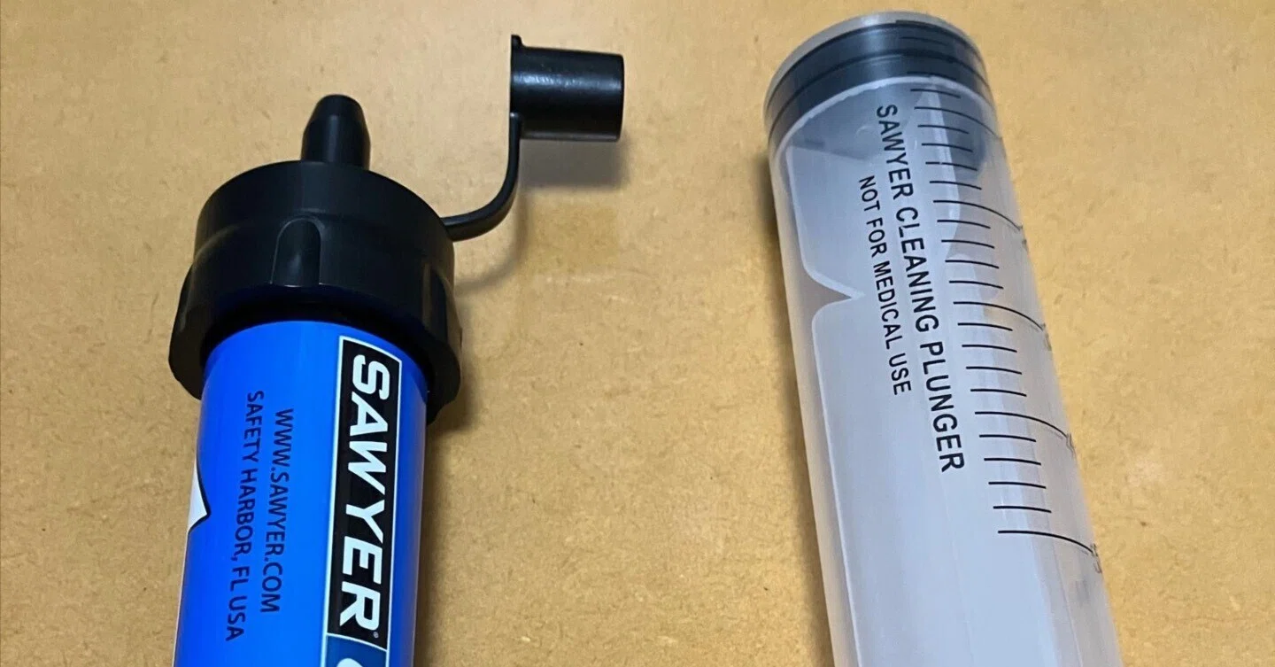 ソーヤー ミニ(携帯浄水器)のメンテナンスしてますか？掃除のおさらい