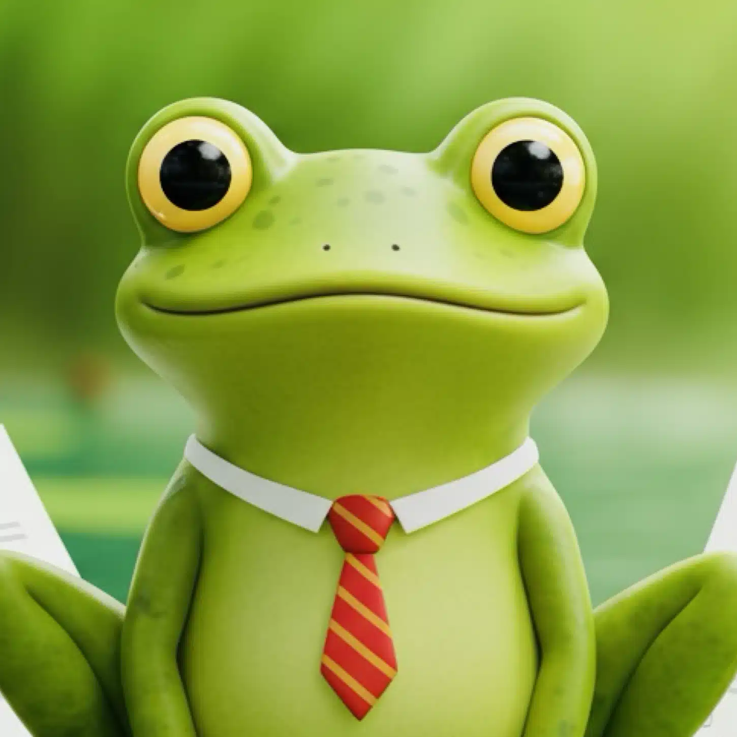 サポーターささえる🐸｜支えるカエル