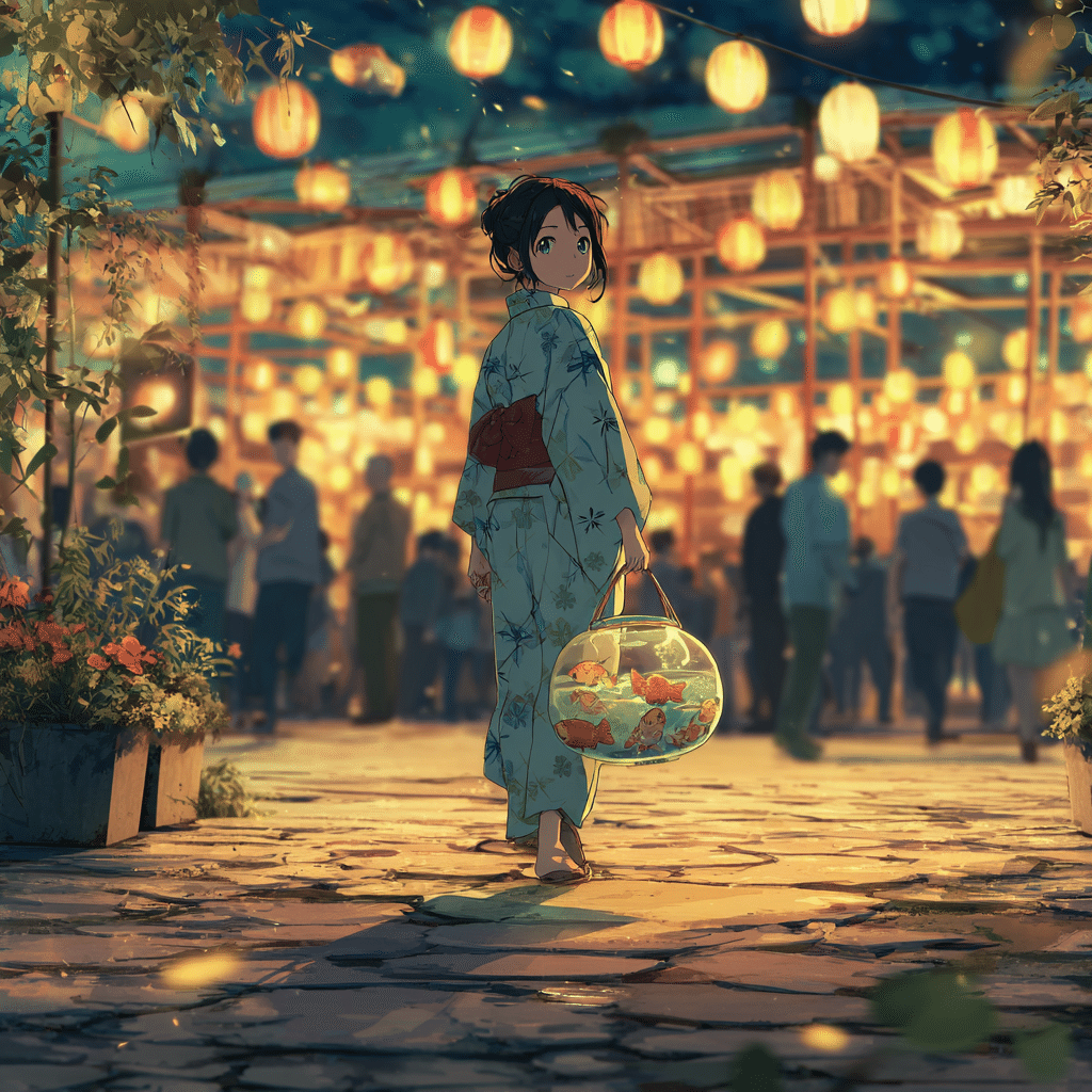 もふねこ美術館｜わたしの夏休み｜An anime-style cinematic