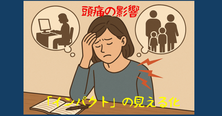 頭痛0013 その頭痛、どれだけ人生に影響していますか？――頭痛の