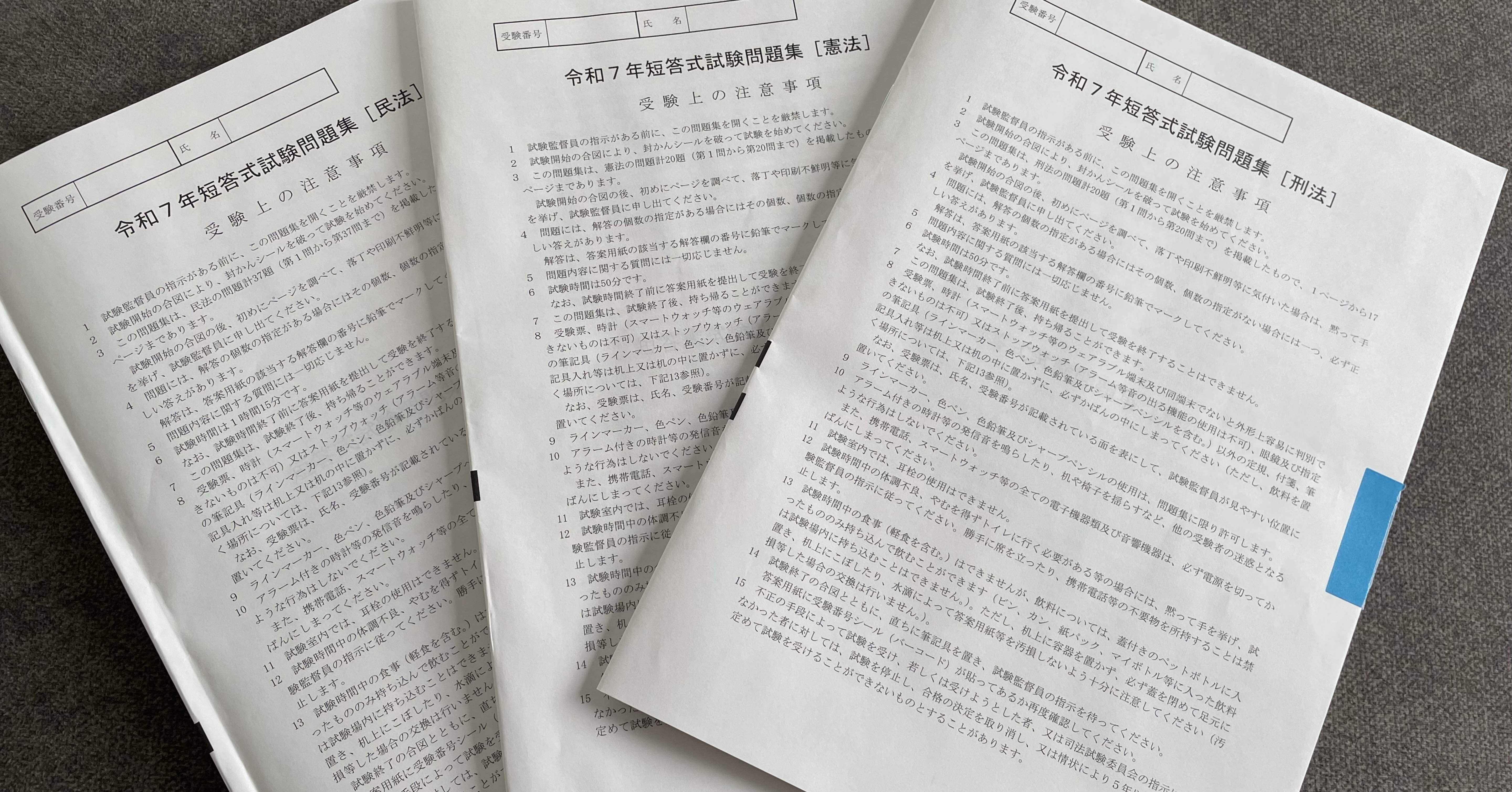 【専用】R7司法試験向け 全国公開模試 論文短答解説レジュメ　全7科目 辰己】R7司法試験向け 全国公開模試 論文短答解説レジュメ 全7科目