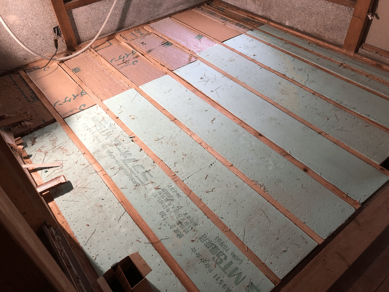 畳からフローリングdiy 4 5畳で3 5万円 前編 下地編 Shinji F Note