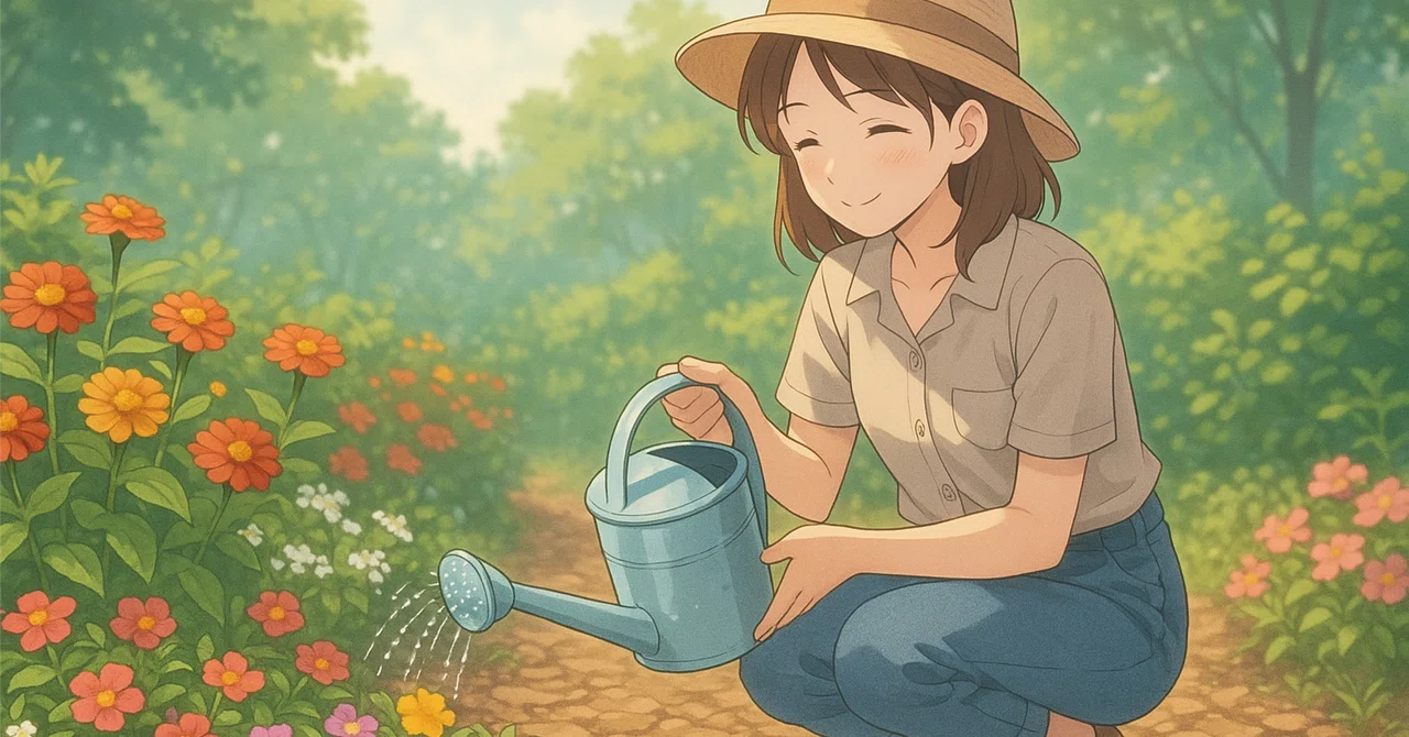 花壇がすぐ乾く？夏の水やりをラクにする土と工夫｜園芸研究員 ピポパボ