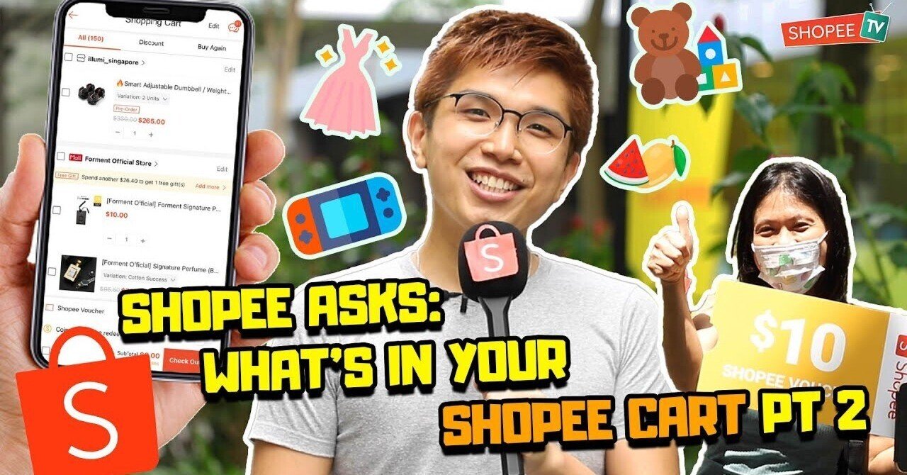 🇸🇬Shopeeカートには何が入ってますか？（ストリート編）