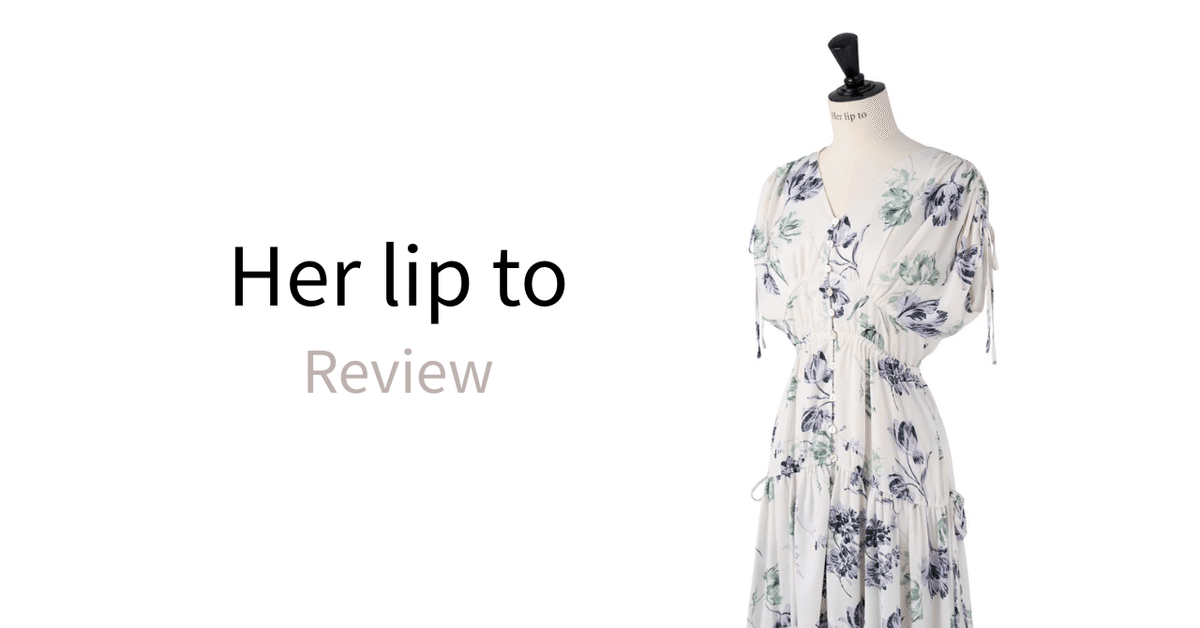 Herlipto Full Of Love Long Dress WQ292○Her lip to：Full Of Love