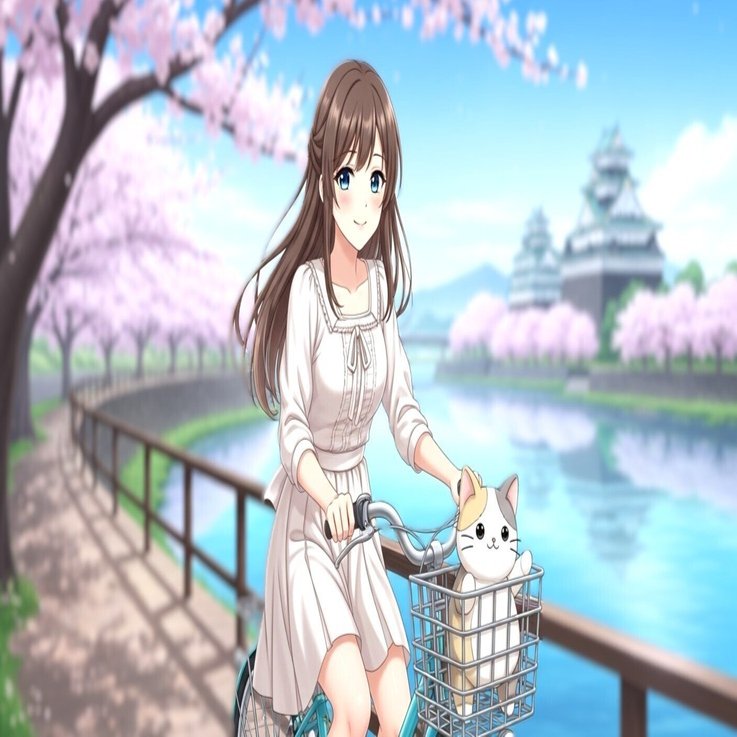 桜舞う街の夏祭り・桜城市 #空想地名祭｜yumemachiseIika