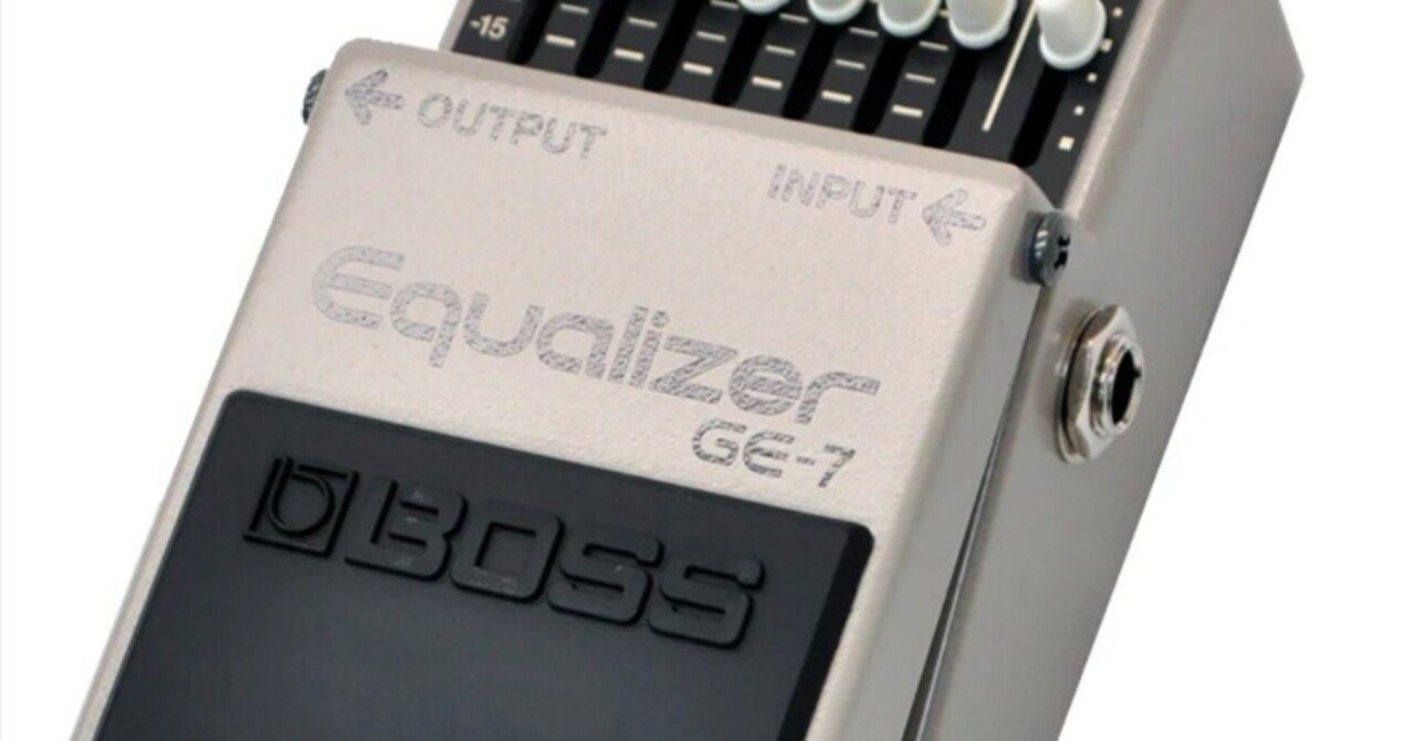希少 動作品 BOSS ボス GE-7 Equalizer 7バンド イコライザー 日本製