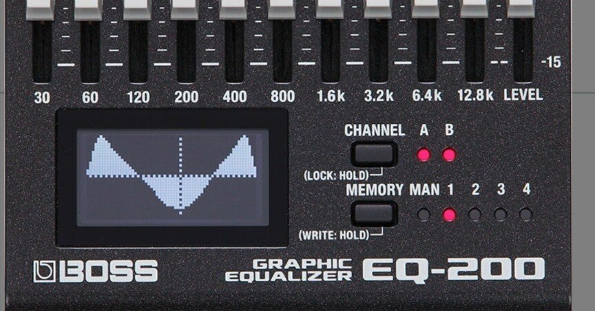 014｜BOSS ( ボス ) EQ-200 GRAPHIC EQUALIZER｜Maggie
