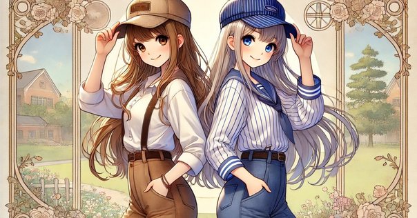 魔法少女の系譜、その142～セイカのぬりえ『チャームペア