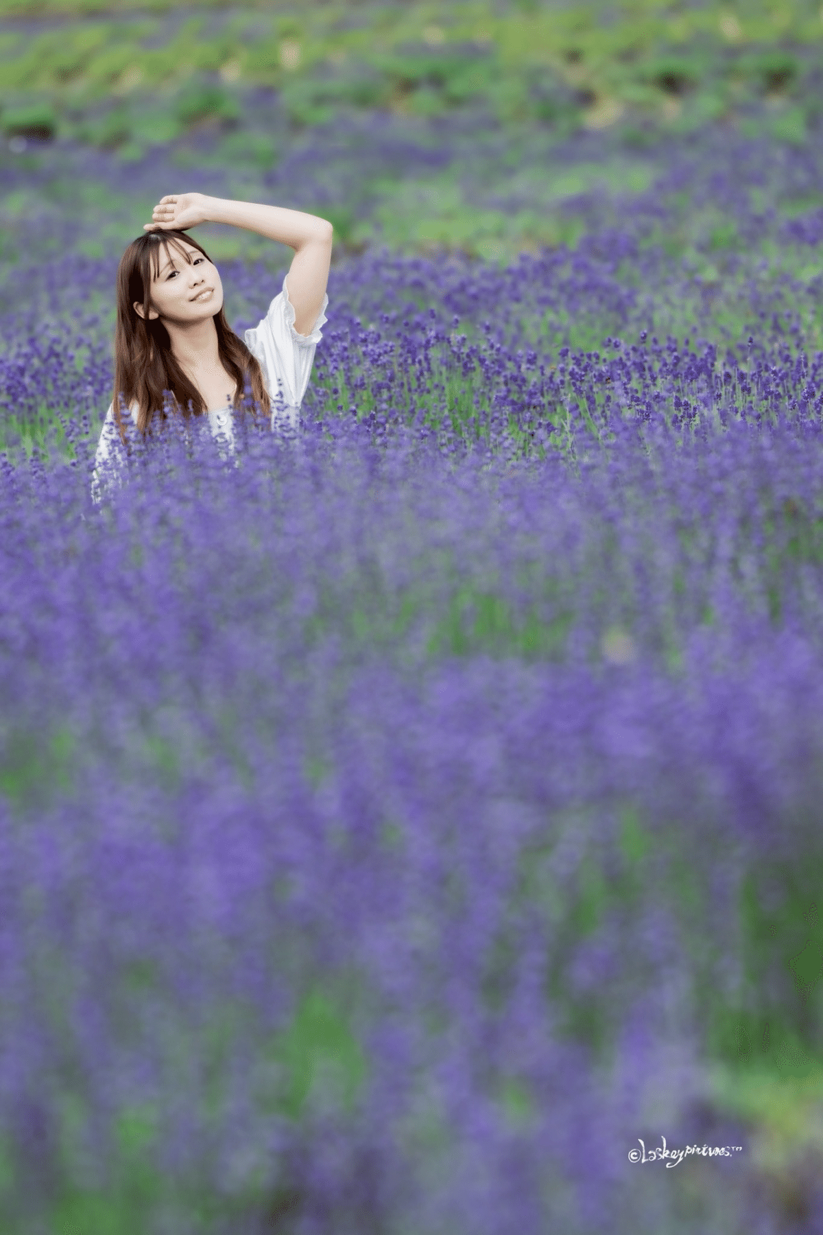 ラベンダー🪻とポートレート｜Laskeypictures