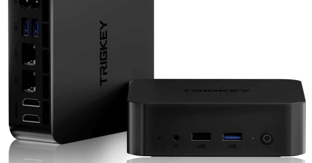 Alder Lake N97、M.2 SSDを2スロット装備、TRIGKEY ミニPCが