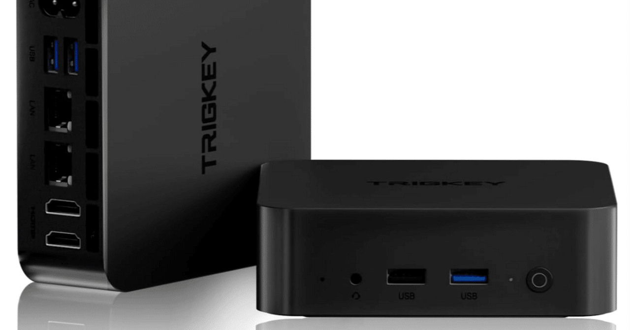 Alder Lake N97、M.2 SSDを2スロット装備、TRIGKEY ミニPCが 15,999円