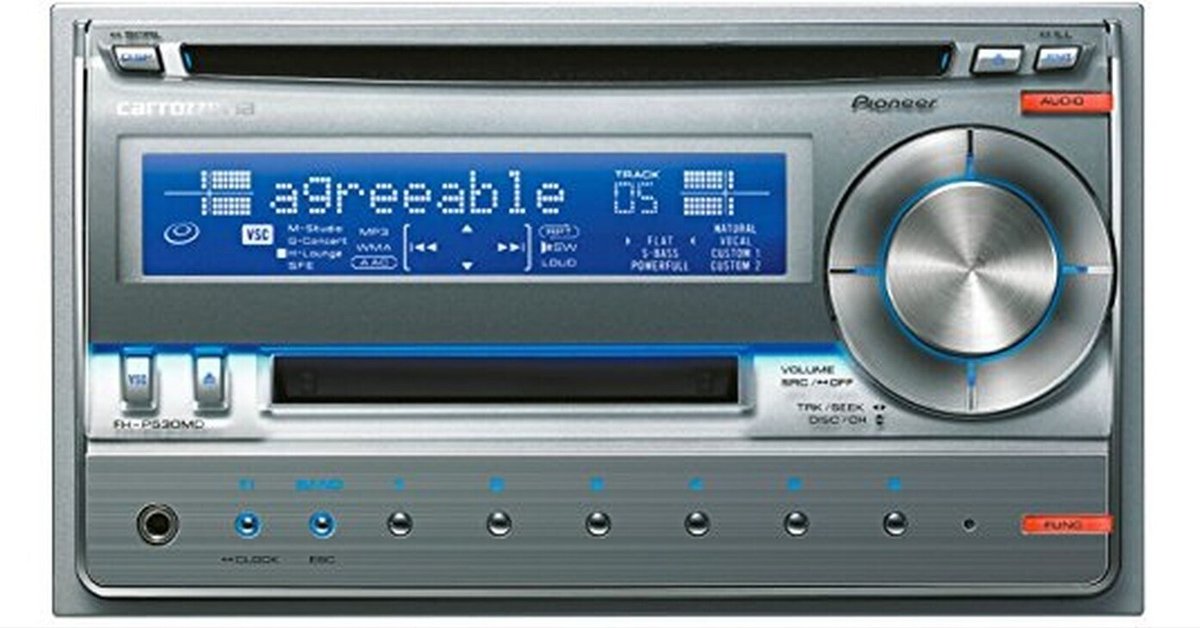 カロッツェリア(パイオニア) カーオーディオ FH-P530MD-S 2DIN