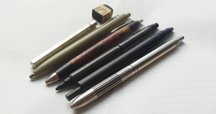 野原工芸　兆春塗り　黒金　漆金箔　シャープペンシル　固定式口金付き 19）野原工芸兆春塗り黒金箔シャープペンシル｜文具好きの冷えペン🐧
