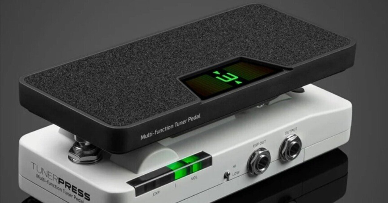 TUNERPRESS ボリュームペダル(チューナー付) HOTONE | TUNER PRESS | モメンタリー・フットスイッチ | 製品情報