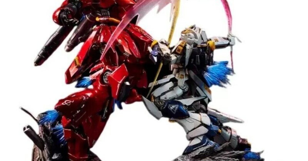 BN FIGURE DX νガンダム VS サザビー スタチュー 開封品 バンダイ 海外限定 BN FIGURE DX νガンダム VS サザビー - メルカリ