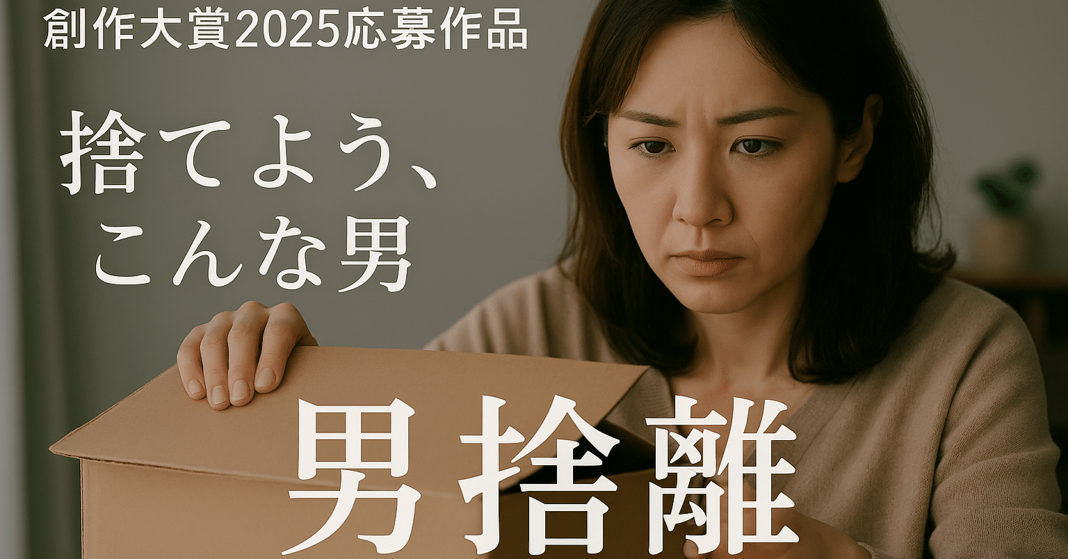 創作大賞2025応募作品『男捨離』 第一章 断捨離の朝｜ 髙橋P.モンゴメリー
