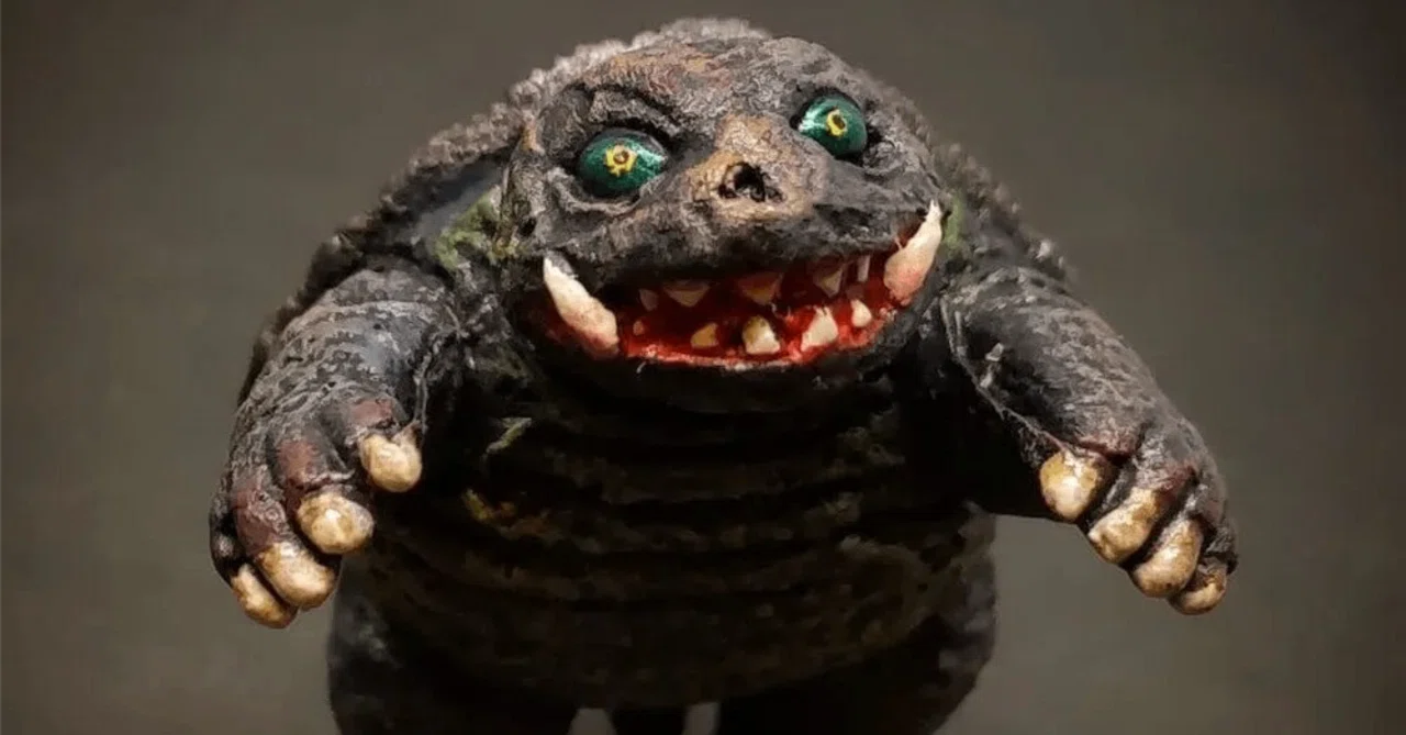 ガメラ】怪獣消しゴムを塗る！〜キュートなガメラをカッコよく〜｜レイレイ