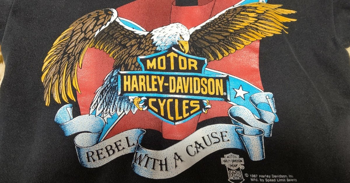 🎉HARLEY‐DAVIDSON🏍のスウェットをレスキューした！🗽MADE IN
