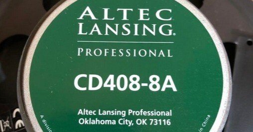 CD408-8A(2個) ALTEC CD408-8A : オーディオのこと