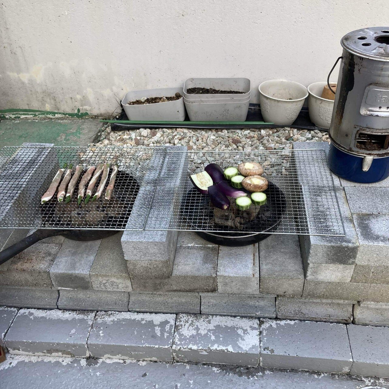 簡単バーベキュー Camping Equipment] I tried using a super cheap barbecue