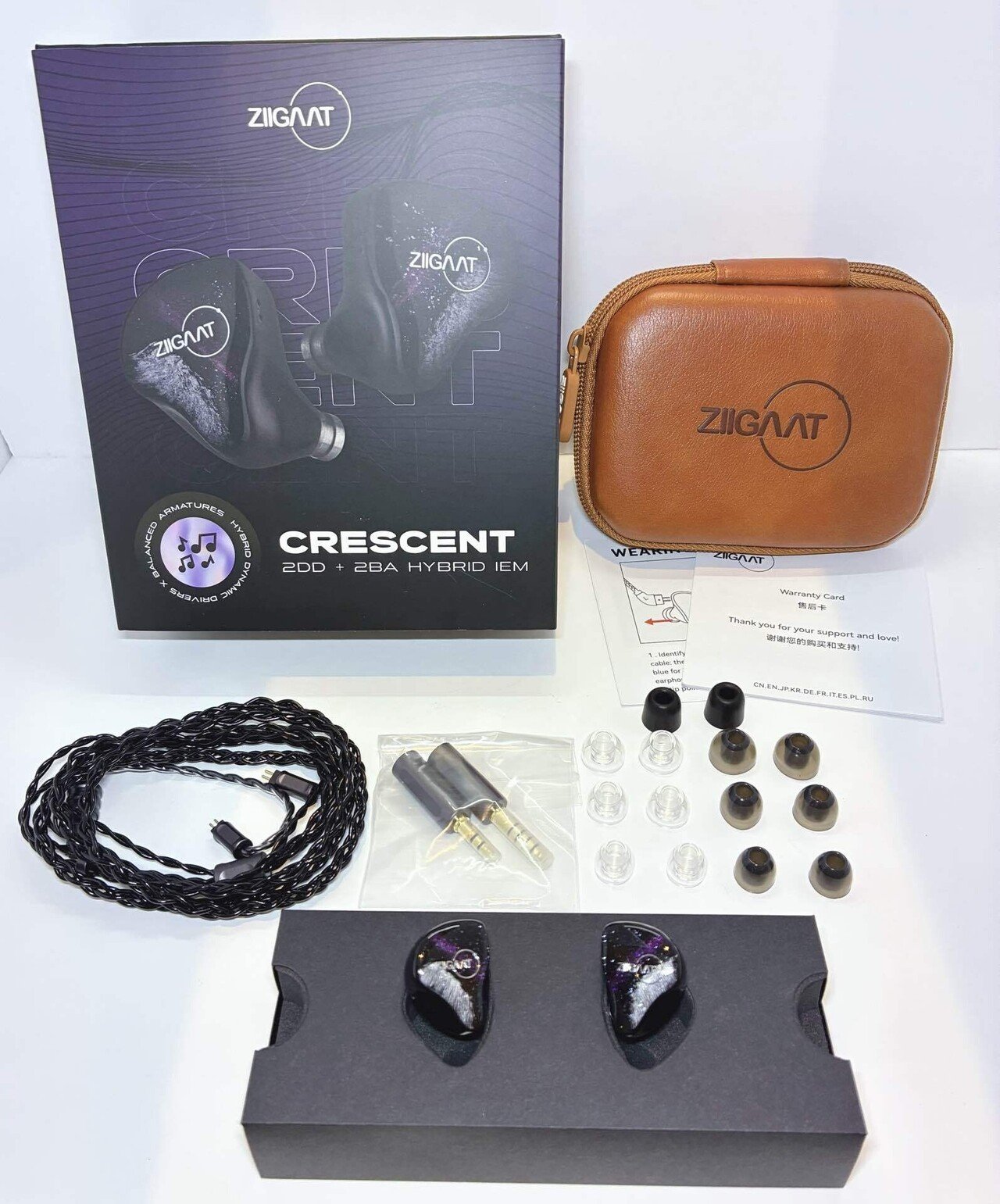 ZiiGaat Crescent 2DD＋2BA イヤホン アイソバリック構造 ZiiGaat Crescentレビュー：2DD＋2BAアイソバリック構造で低音が