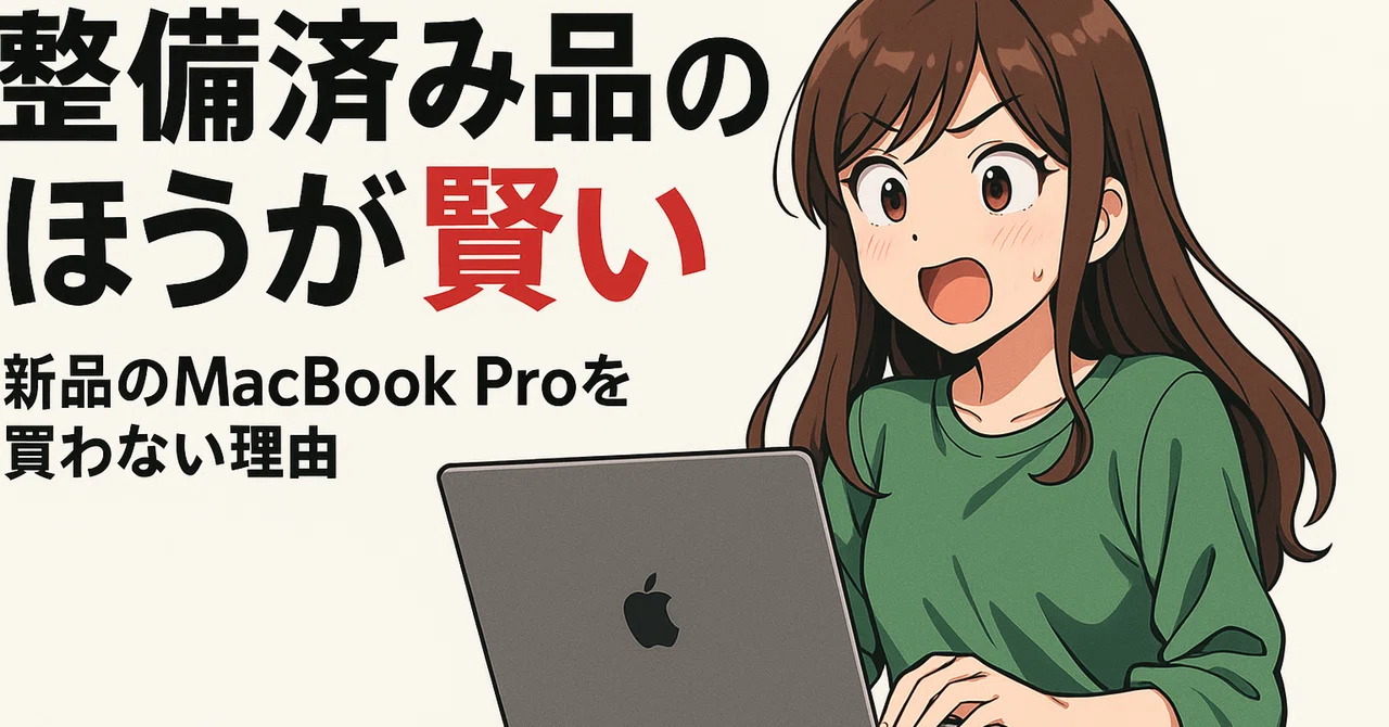 衝撃レビュー】私が新品のMacBook Pro M2を買わなかった理由。この