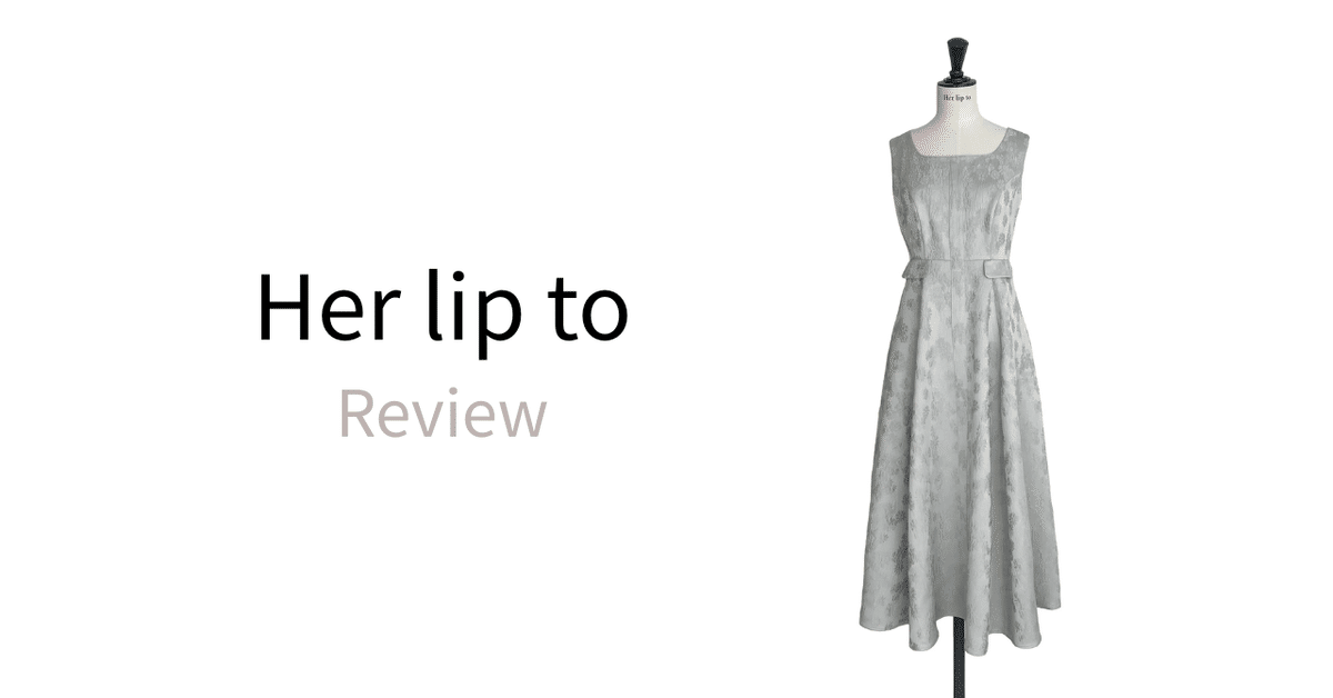 Herlipto【新色】Classic Floral JacquardDress 新色】Classic Floral Jacquard Dress