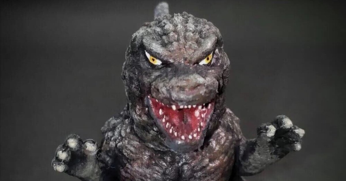 ゴジラ2023】怪獣消しゴムを塗る！｜レイレイ