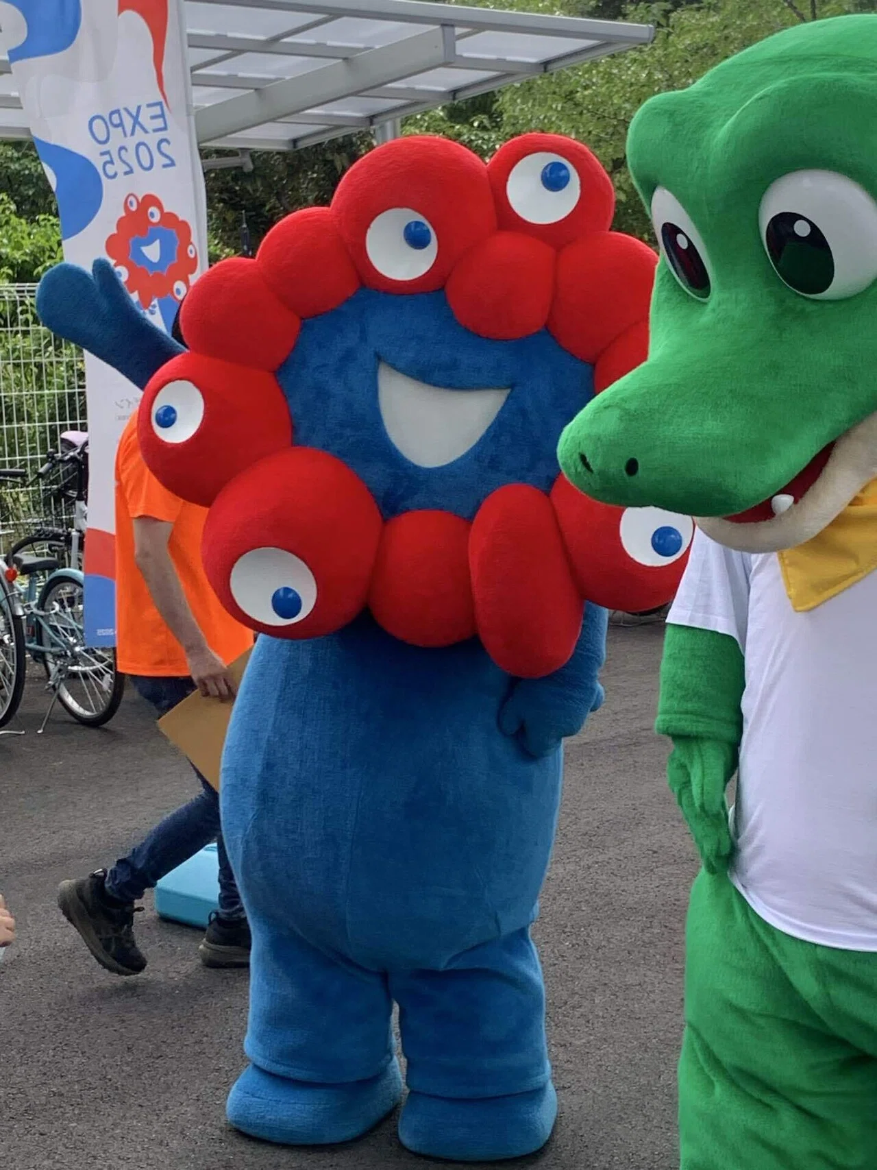 大阪万博へ行かずにミャクミャク様に会ってきた！inハーモニー♪で