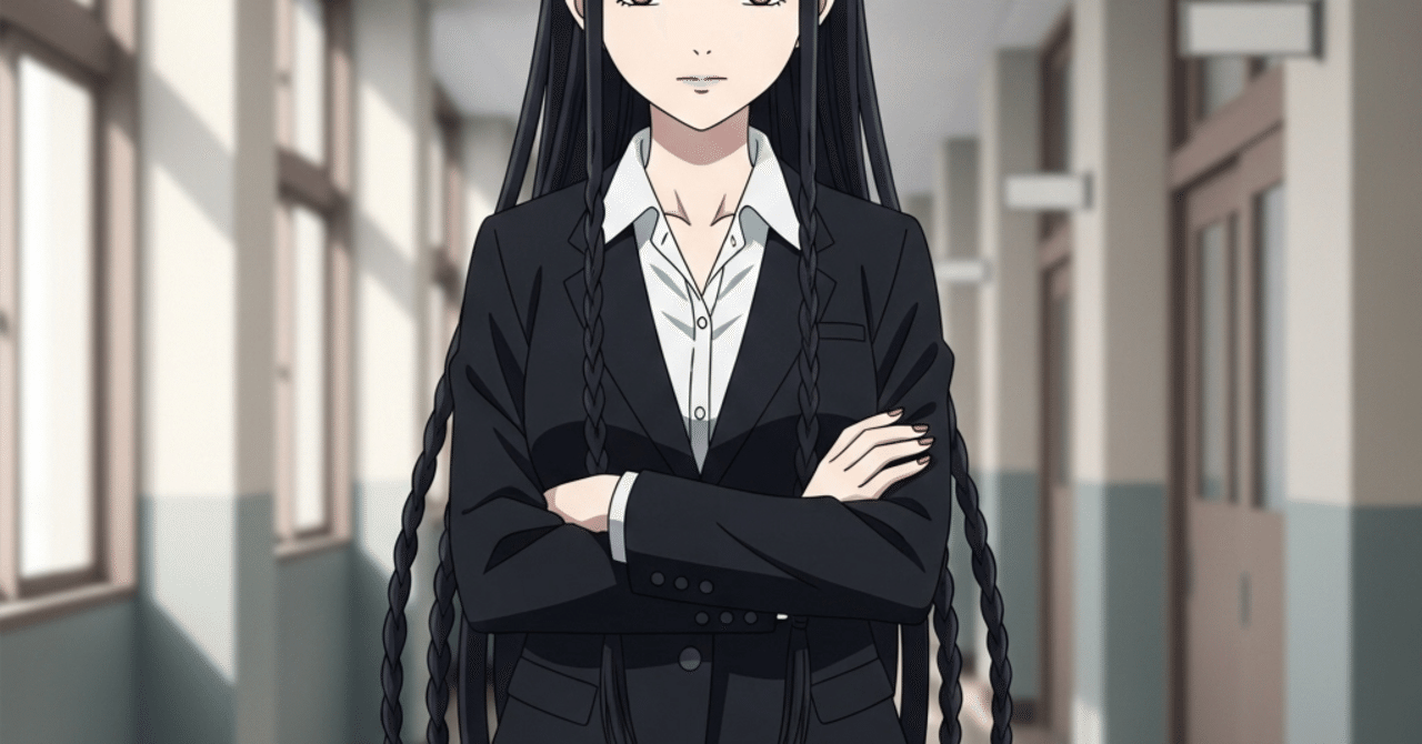 鳴女 なきめ 鬼滅の刃 キメツ学園の教頭。能力：血鬼術『異空間・無限