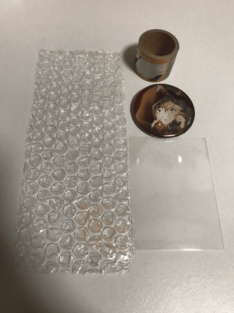 グッズ梱包 缶バッジ編 黒木ふぐ煮ちゃんマン白椋 Note グッズ梱包 缶バッジ編 黒木ふぐ煮ちゃんマン白椋 Note