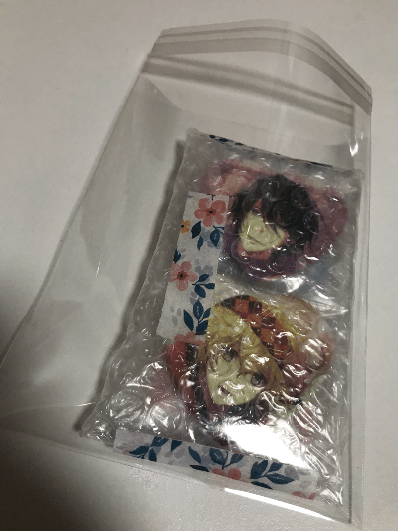 グッズ梱包 缶バッジ編 黒木ふぐ煮ちゃんマン白椋 Note グッズ梱包 缶バッジ編 黒木ふぐ煮ちゃんマン白椋 Note