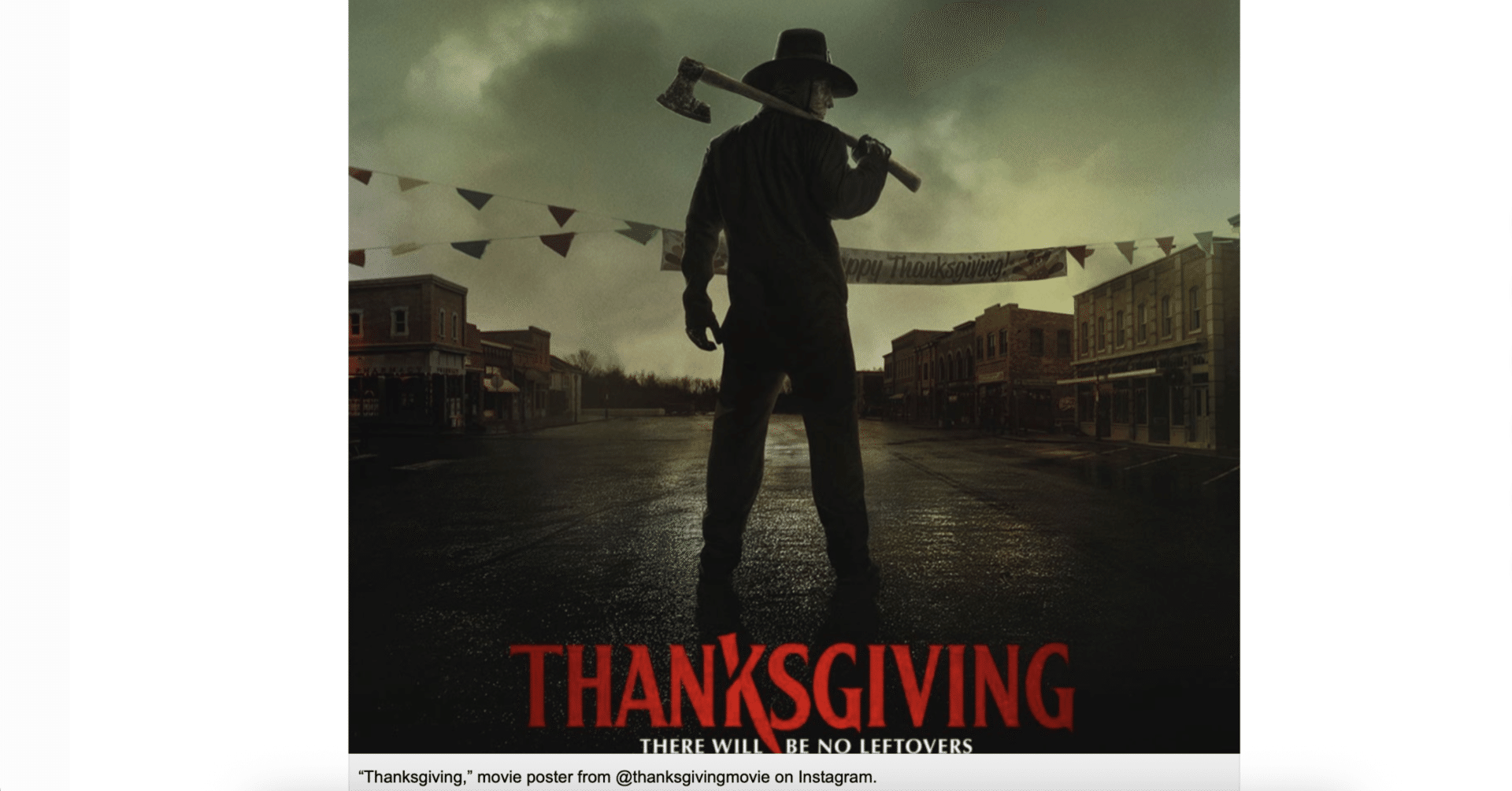 映画サンクスギビング（原題：Thanksgiving）／ホラー映画なので「暴徒