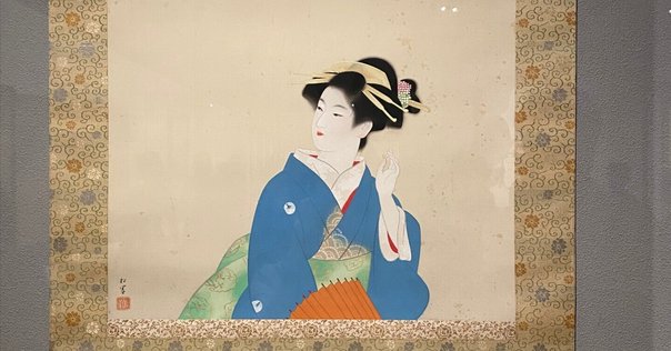 掛軸　女流作家 跡見玉枝 古美術　日本画 跡見学園女子大学花蹊記念資料館「没後80年跡見玉枝」展｜日本