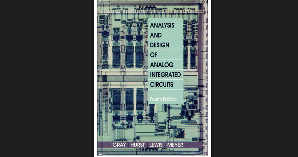 アナログICの設計 Paul R. Gray et al.｜いろいろと的外れ｜note