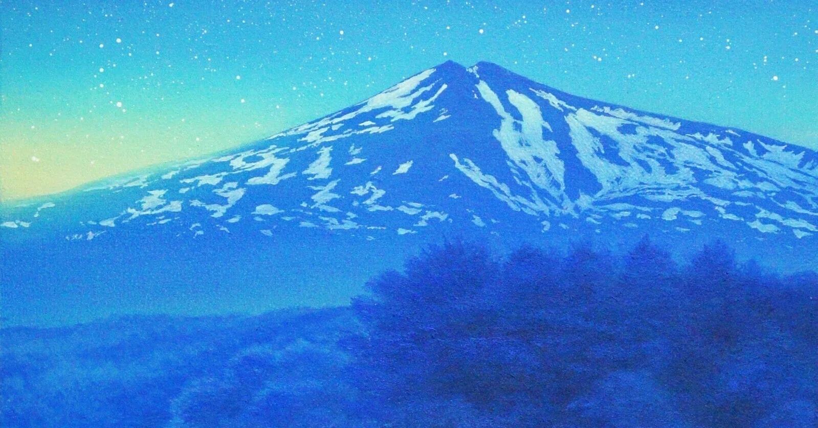 富士山 （複製画） 奥村土牛 精進湖 【公式通販】