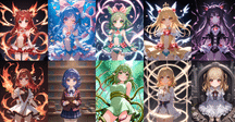 セイカのぬりえ チャームペア リリー＆マリー MARIKO OKURURA セイカのぬりえ チャームペア リリー＆マリー MARIKO OKURURA