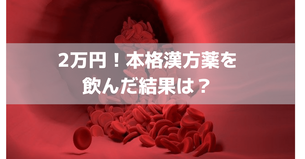 2万円の本格漢方薬17日目効果はいかに 経血量が多く レバー状のかたまりが出る悩みに対してついに漢方に手を出した話 綺麗道 古川 綾子 陰陽五行ライフデザイナー 綺麗メシ研究家 Note