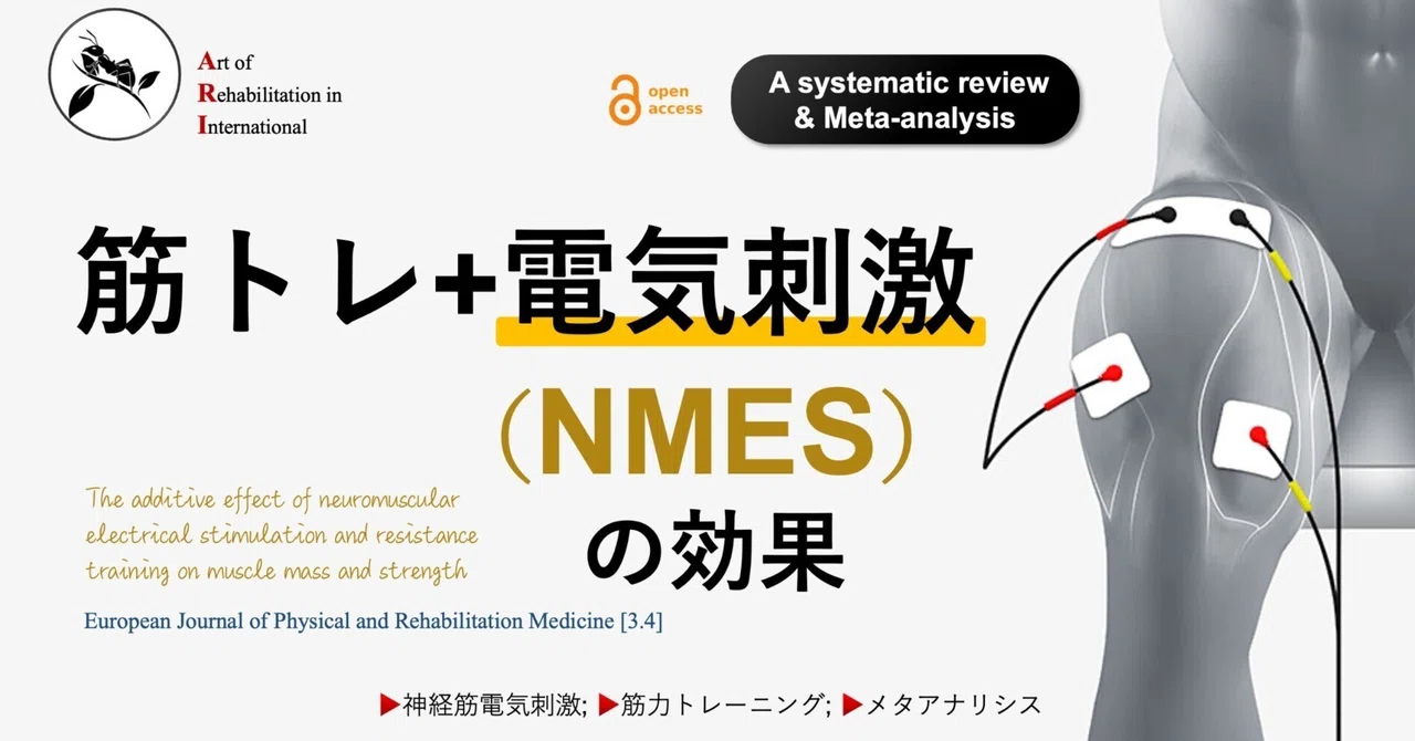 筋トレ+電気刺激（NMES）の効果｜Super Human | 理学療法士／保健学博士 Ph.D.