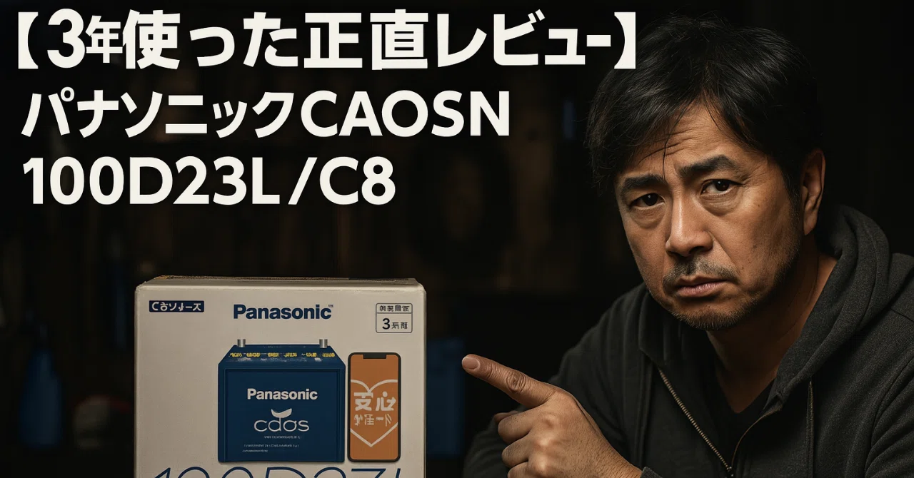 3年使った正直レビュー】パナソニック CAOS N-100D23L/C8 ～事務長パパ