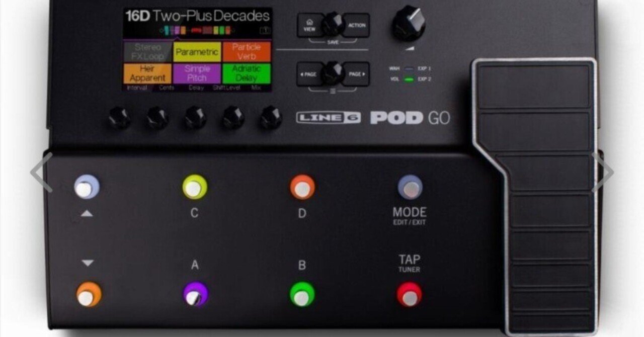 ◇ LINE6 POD HD500X アンプシミュレーター/マルチエフェクター ◇