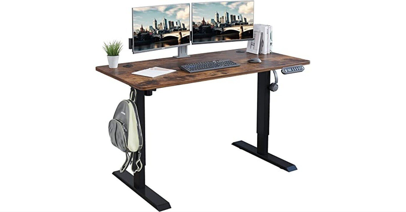 Radlove 昇降デスク (140CM×70CM) Radlove パソコンデスク 電動昇降式